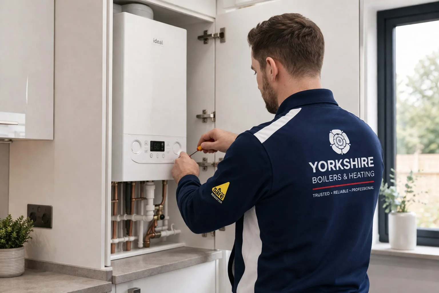 Local Gas Safe heating engineer working in Wetherby